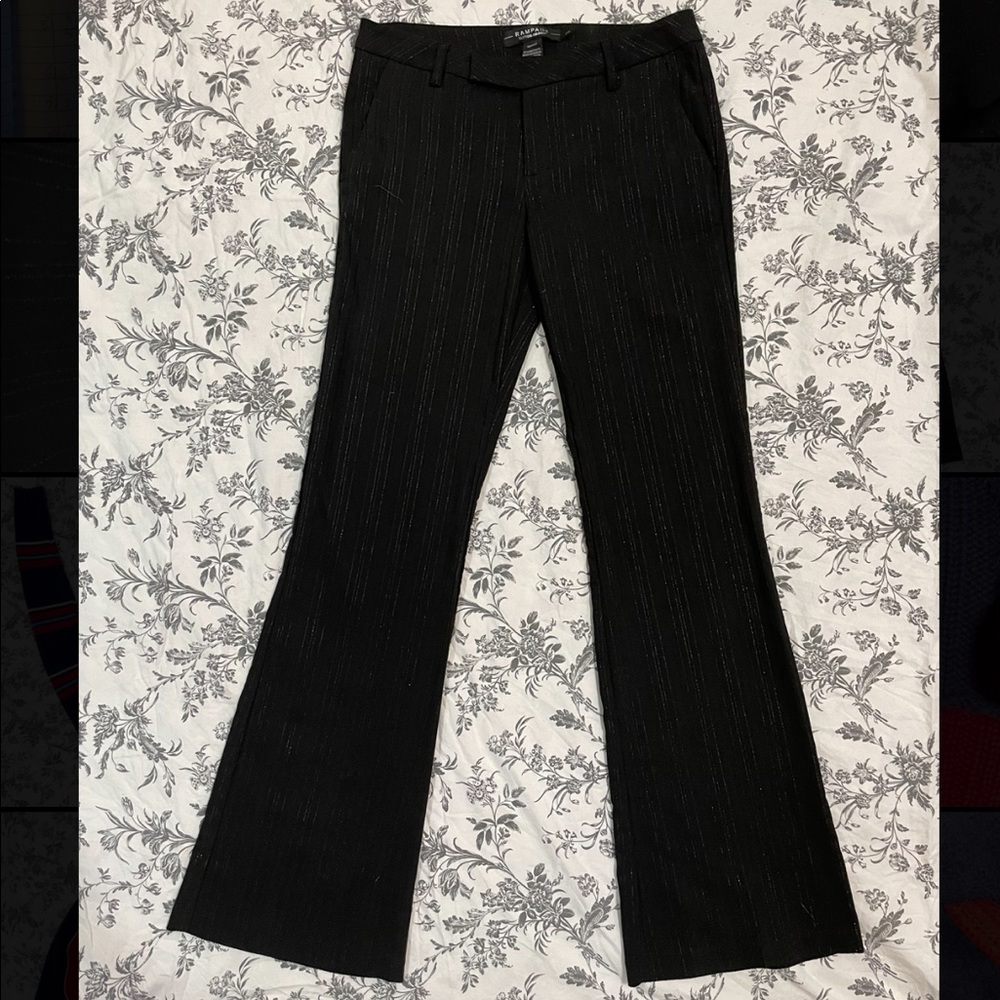 Black bootcut pants